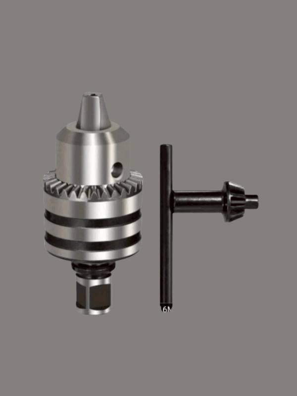 1.5mm–16mm Keyed Drill Chuck with B16 & 1/2" UNF Adaptor