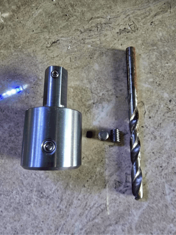 6.4mm Rotabroach Drill Bit Holder – Fits Any 13mm Drill Chuck