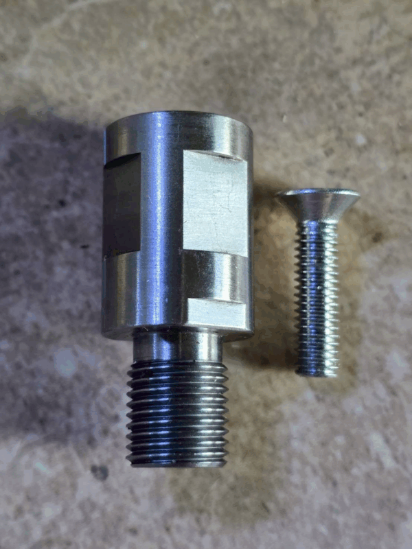 1/2" × 20 UNF Drill Chuck Adaptor with Safety Screw – Premium UK-Made Design